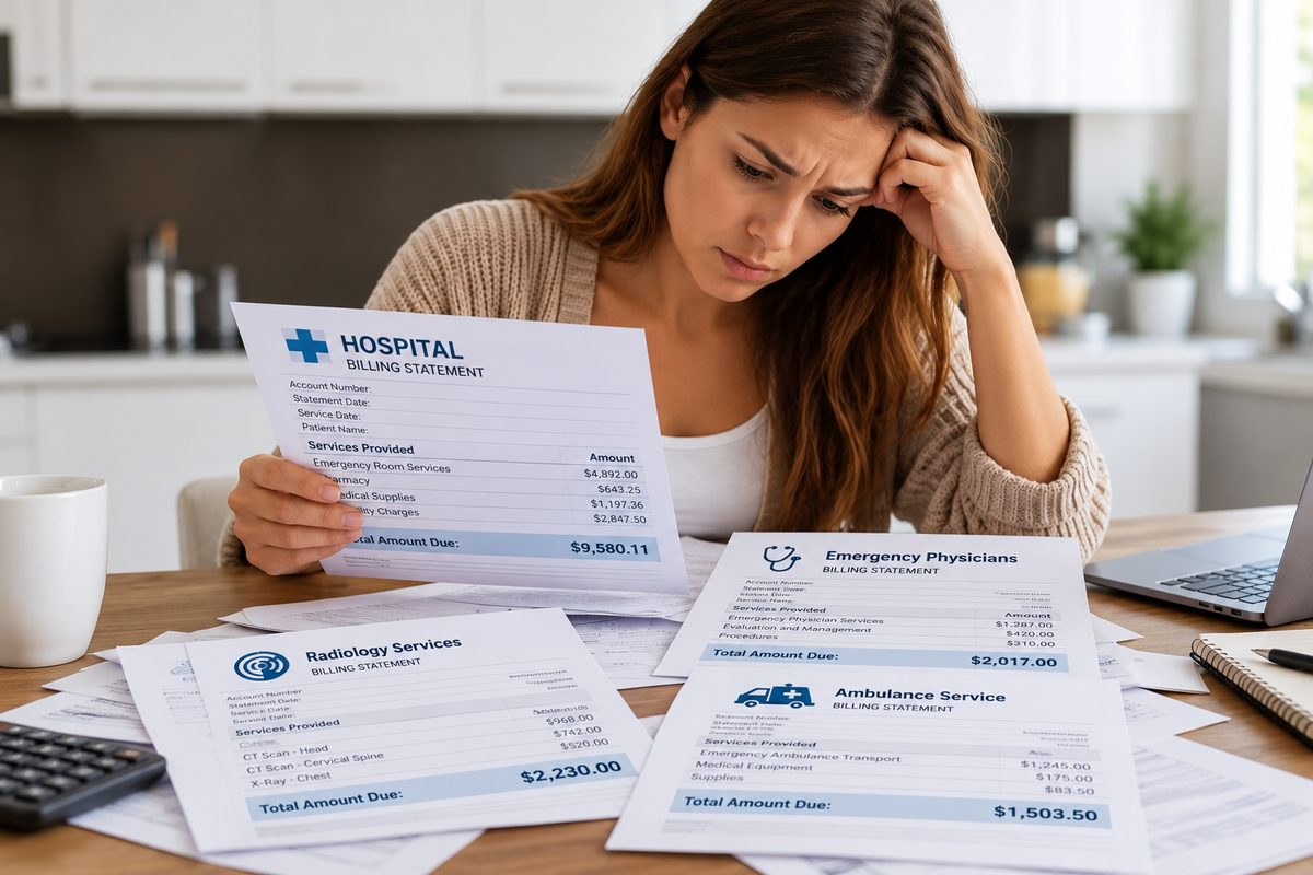 Why Did I Receive Multiple Hospital Bills After One ER Visit in Florida?